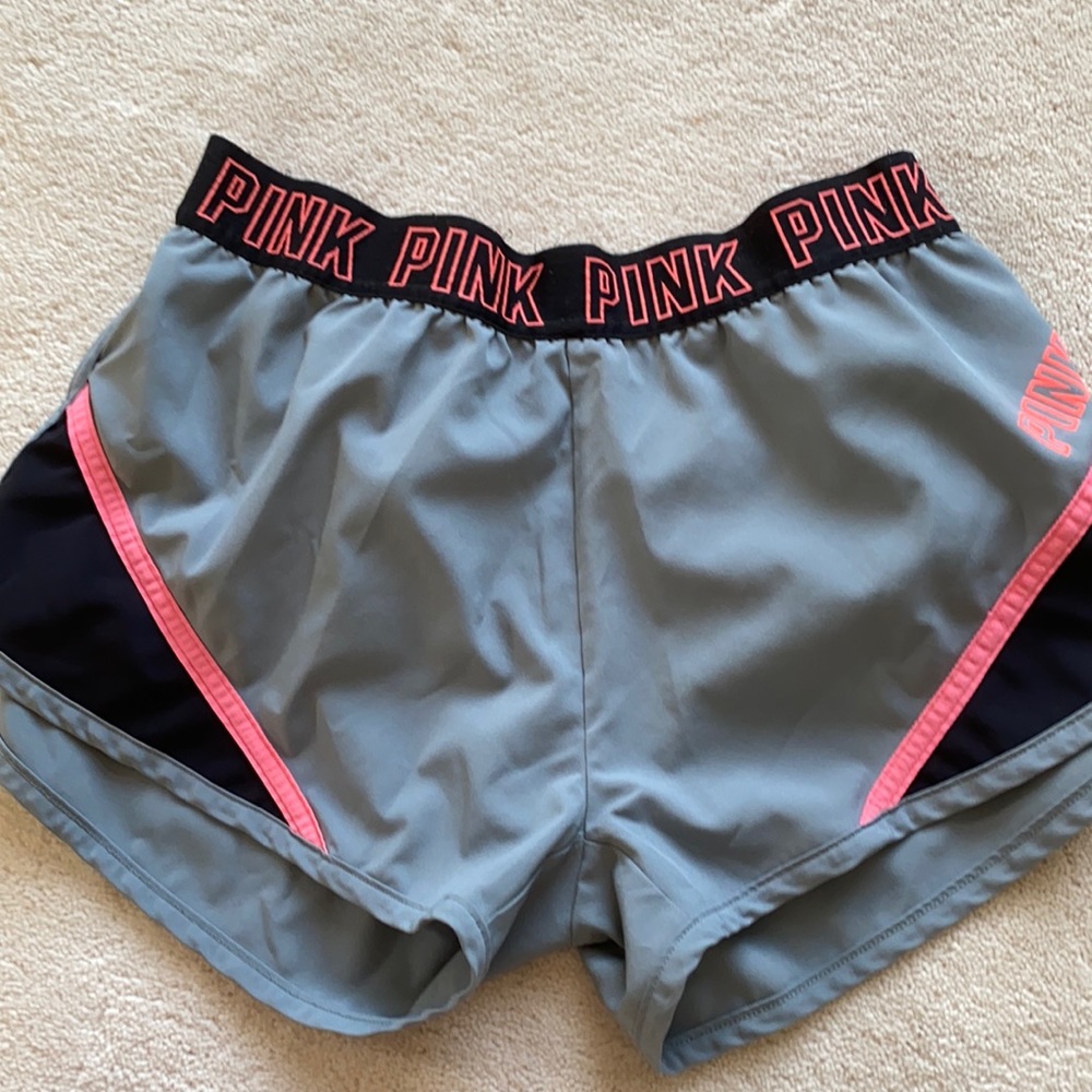 Pink athletic shorts